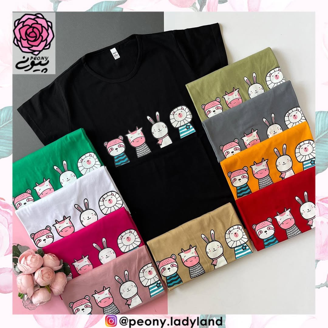 تی‌شرت وروجک ها سایز: دور سینه ۱۰۰ قد:۶۴