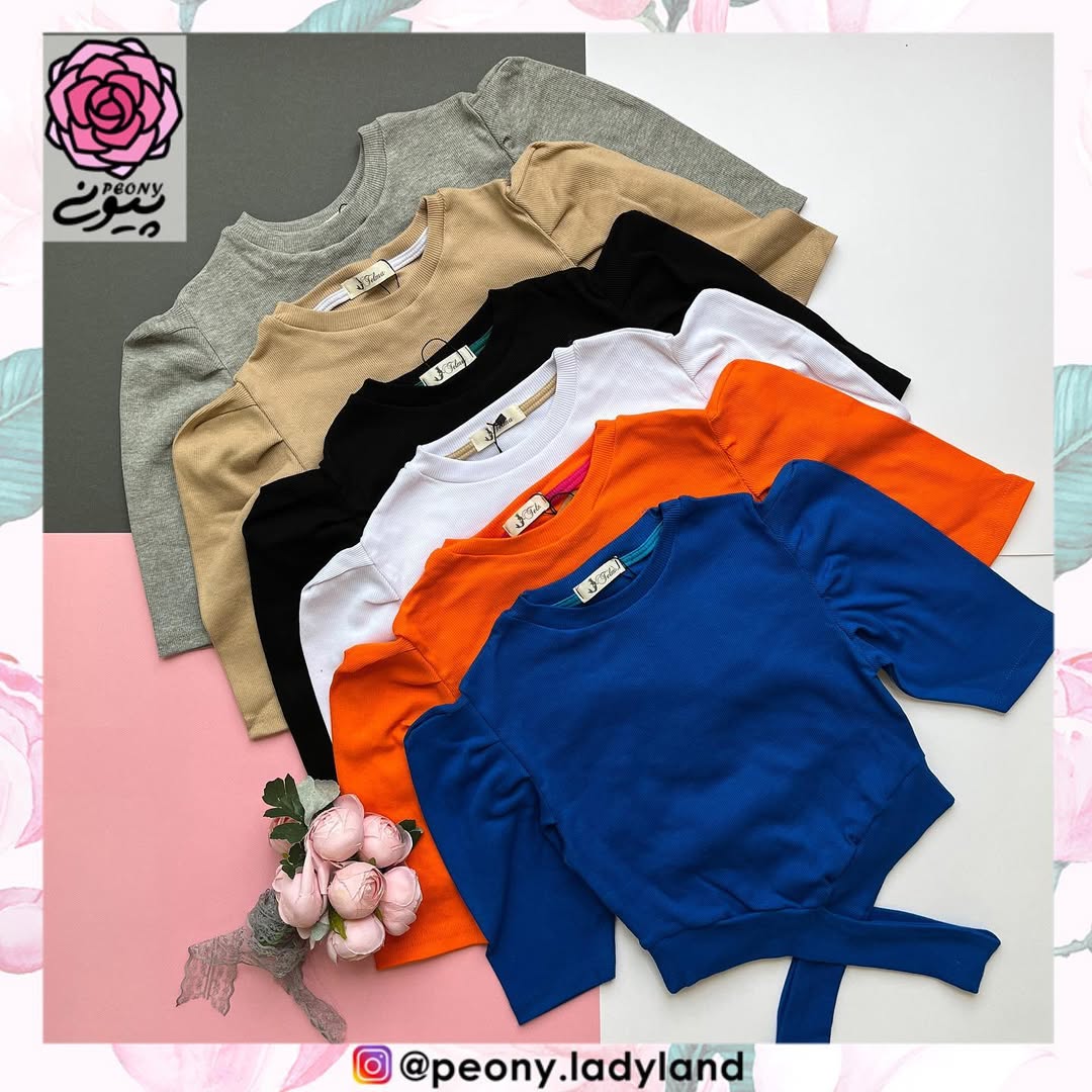 کراپ آستین پفی کبریتی سایز: free مناسب ۳۶ تا ۴۲